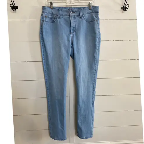 NYDJ Women's Ami Skinny Jeans Long Light Wash Size 12X32 EUC