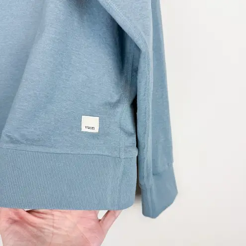 Vuori Long Sleeve Halo Crew Neck Pullover Blue Iron Heather Size Small VW241