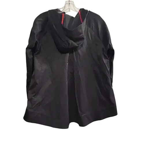 Lilla P Women's Hooded Rain Jacket Black Size S Casual Lightweight