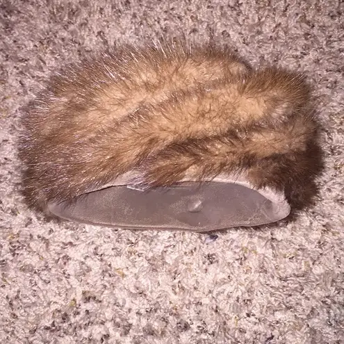 Tan Furry Sandy Braeborn Paris NY Roller Hat 20.5”
