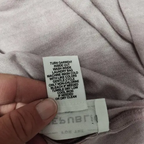 FOR THE REPUBLIC Nordstrom Mauve Short Sleeve Pigment Dye Life Tee Size Small