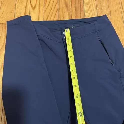 Kuhl  Navy Blue Nylon Outdoor Athletic Zipper Ankle Pockets Pants Size 6 Regular