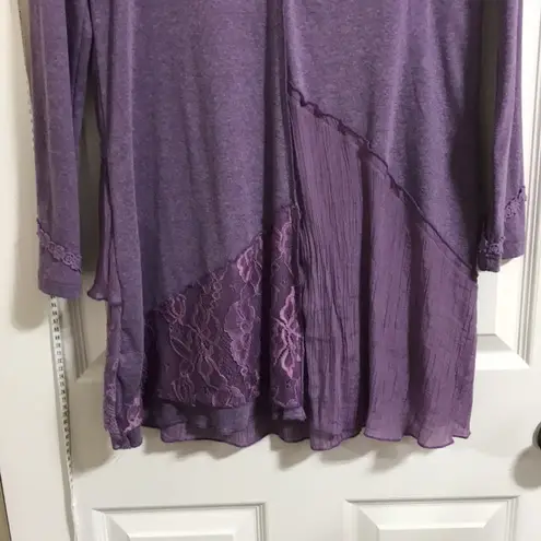 Oh You Pretty Angel! Adorable purple sweater/tunic style top by Pretty Angel Size M