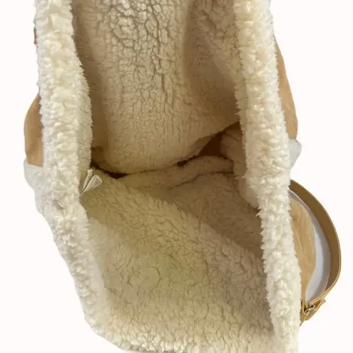 Cannon Women's Tan Suede Purse/Shoulder/Tote Bag SKU 5847