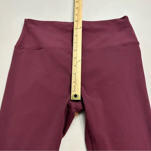 prAna Mindset Classic High Rise 7/8 Leggings In Fig UPF 50 Size Large