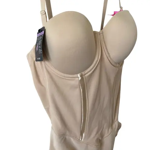 Maidenform NEW Built in Bra Body Shaper Size 38B Beige Adjustable Straps