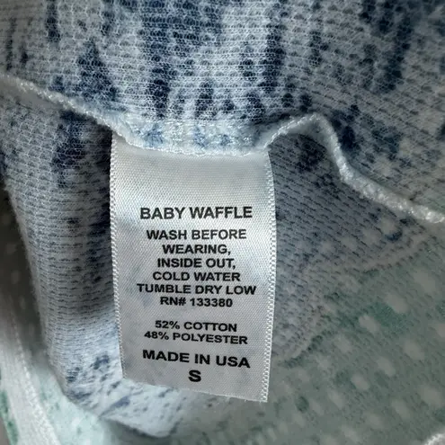 Sundance Elephant March Baby Waffle Tee Whimsey Rose Size Small Long Sleeve Pink