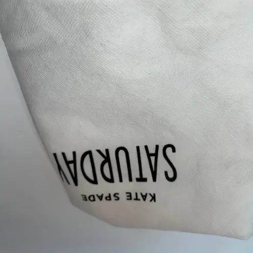 Kate Spade Saturday Orange Canvas Leather Top Handle Satchel Bag Crossbody Strap