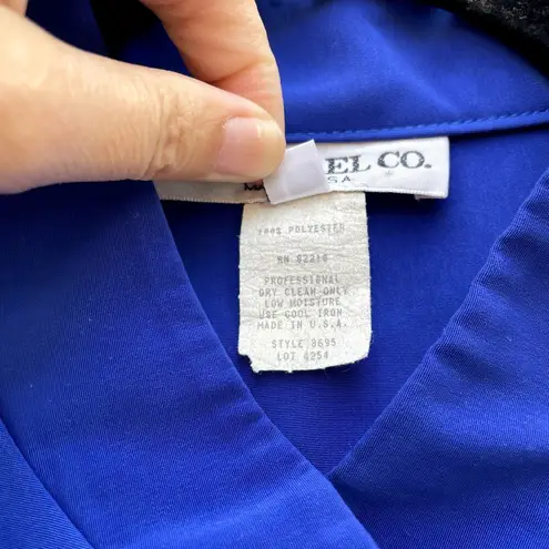 Vintage Blue H. Apparel Co 1980s Jacket L Braid Applique Size L