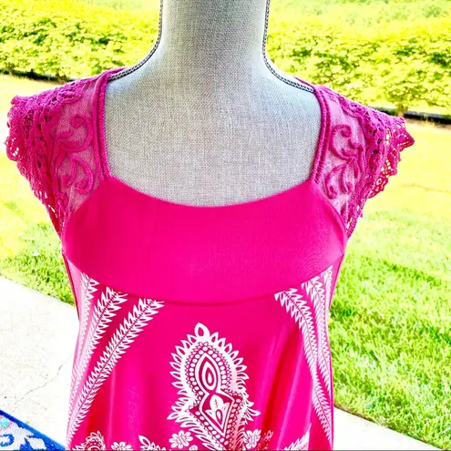 La Moda Beach Wear Dress/Coverup Pink Size undefined