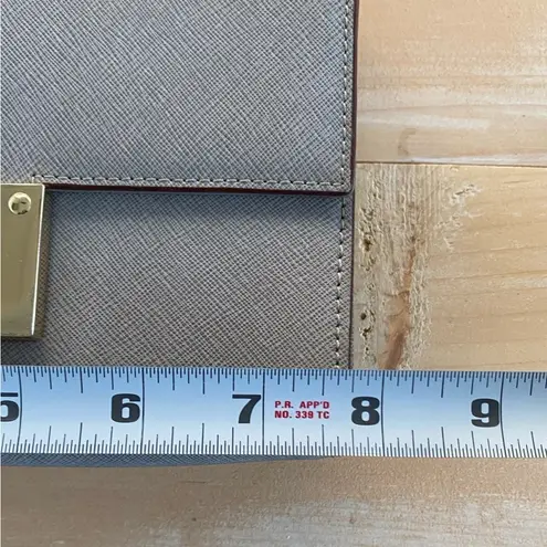 Vanessa Hogan Australia Gray Leather Sling Shoulder Bag