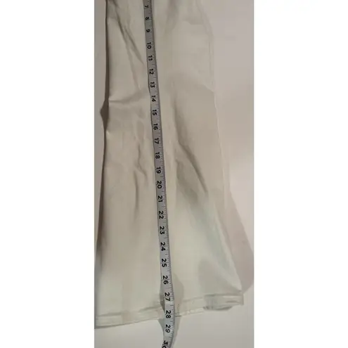 Aritzia Denim Forum Jeans Sz 25x28L Twiggy High Rise Flare White Spring Festival