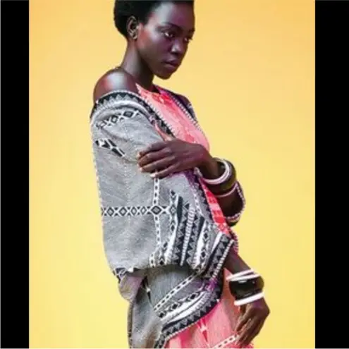 Yoana Baraschi Western Open Front Cardigan Size Small Medium, MSRP $350