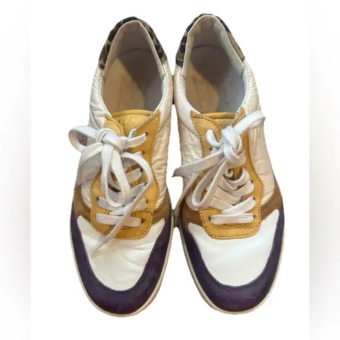 Miz Mooz Veronica Womens White Leather Lace Up Lifestyle Sneakers Shoes 37