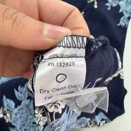 Privacy Please Revolve Dress Womens Small Blue Floral Lexington Swing Mini