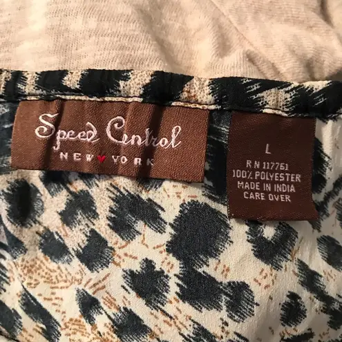 Free!!! W/purch. Speed Control animal print dress Size L