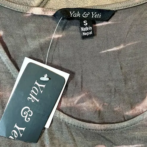 NWT Yak & Yeti Tye Dye Ombre Tank Small Blue