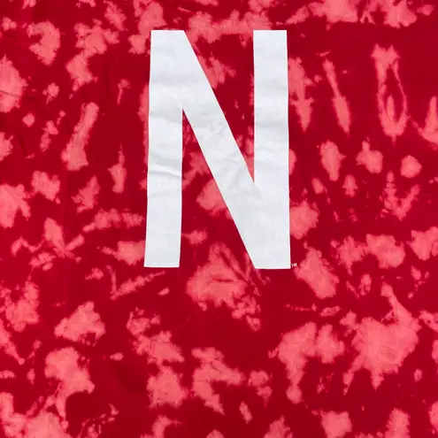 Letter N Red Tie Dye T