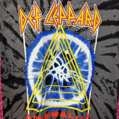 Def Leppard Adrenalize Album Art Metal Rock Band Tie Dye M