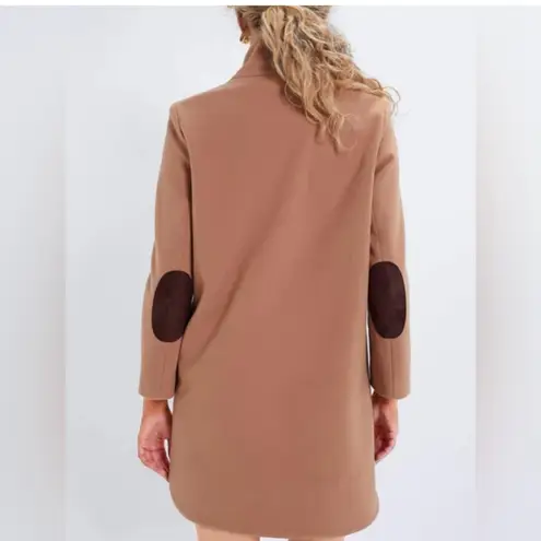 Tuckernuck Camel Emerson Coat Dress XXL Long Sleeve Mini Pockets $298 NWT Tan