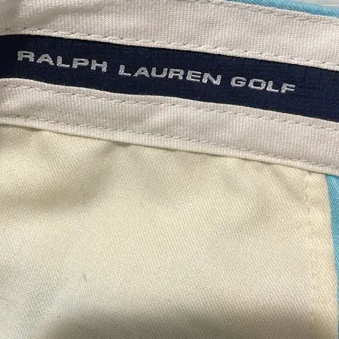 Ralph Lauren  Women’s Golf High Waist Pleated Blue Bermuda Vintage Shorts Size 14