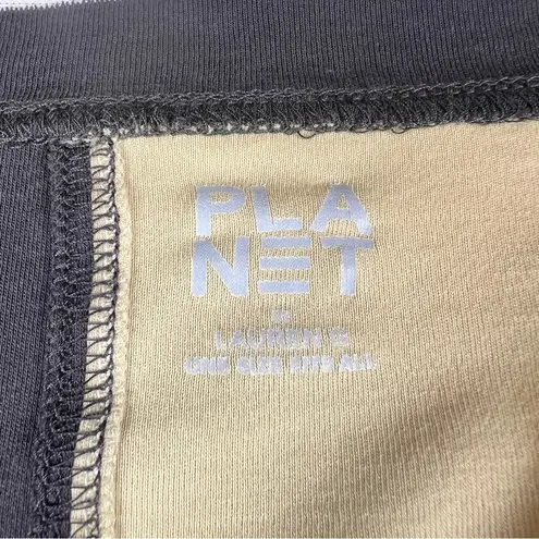 PLANET by Lauren G Lagenlook Two Tone Oversized Swing Top Gray Size undefined