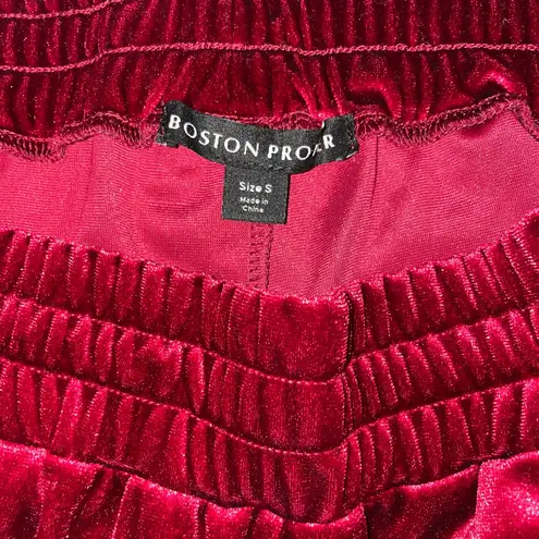 Boston Proper Slouchy Velour Top & Jogger Set