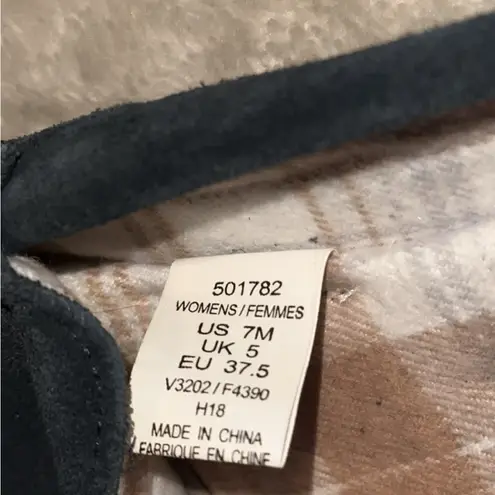 Lands' End Navy Loafers Slip