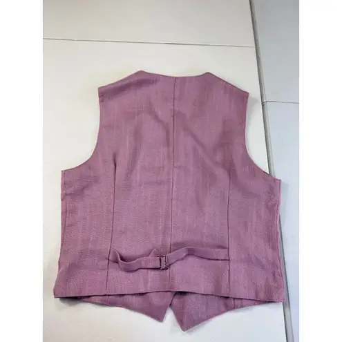 Vintage LF Sport Floral Skirt Set Vest Blouse Cottagecore Grandma Chic M Pink Size M