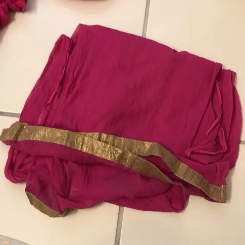 Pink & Red Indian Dress 3