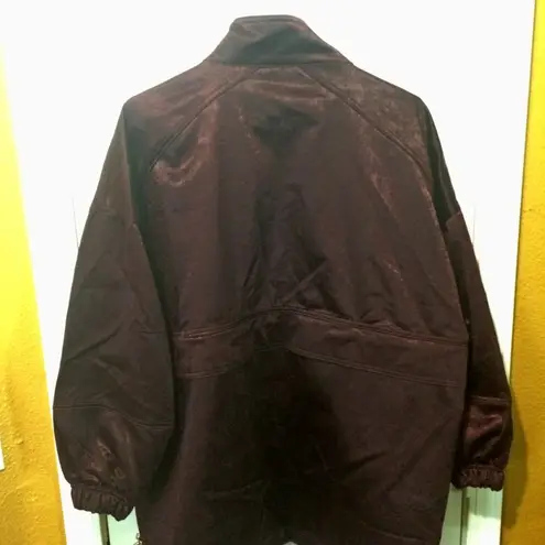 Religion NEW women's L large soft suede crop cuffed wrist extended length jacket