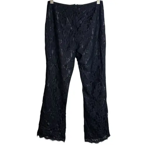 Vintage Black Lace Pants 90s Size 10