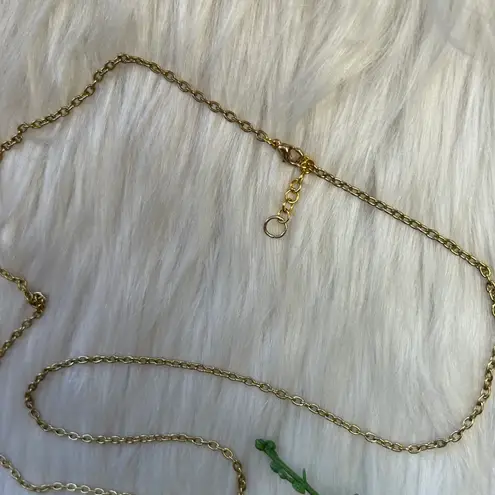 High heel red enamel faceted rhinestones necklace