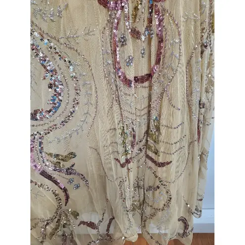 Mac Duggal - NWT LONG SLEEVE EMBELLISHED ILLUSION EVENING GOWN Size 6 $ 798