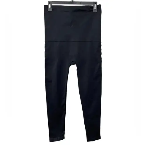 Belly Bandit Mother Tucker Black Postpartum Capri Leggings Size MEDIUM