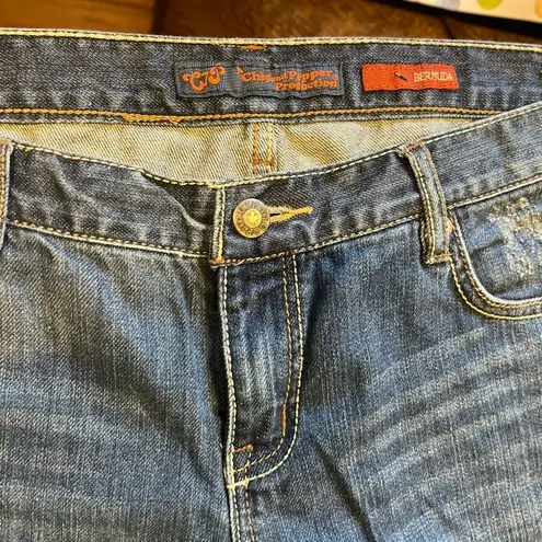 Chip & Pepper  Bermuda Denim Jean Shorts size 11 Distressed Rolled Cuff - Image 5