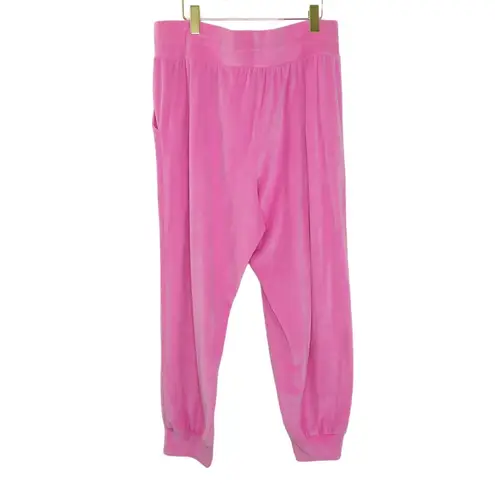 Victoria's Secret  Velour Jogger Pants Sweatpants in Electric Pink Barbiecore XL