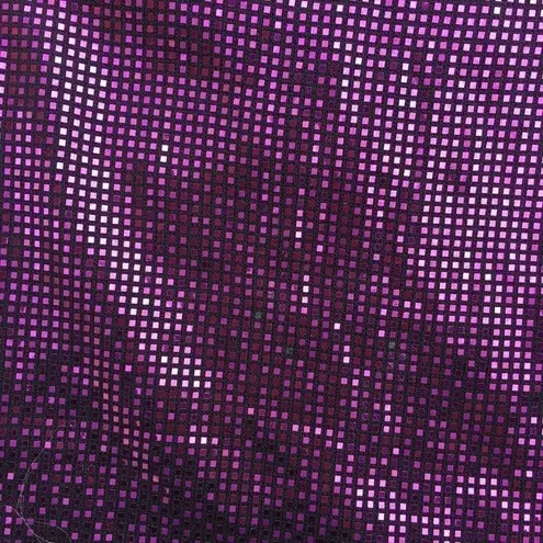 St. John Women’s one shoulder sparkly purple sequined evening dress size 12