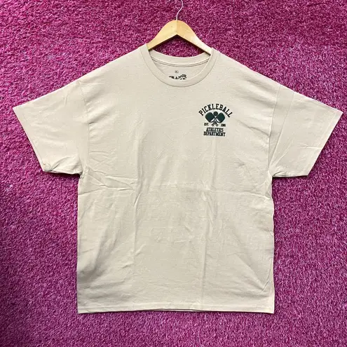 Strange Daze Pickleball Athletics Department Beige T-Shirt XL
