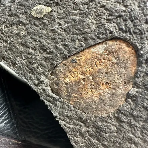 Chloé Chloe Kole Wedge Booties Boots Leather Lace-Up Black Size 36.5 US 6.5