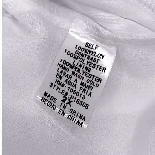 White Lace Sleeveless Blouse Top