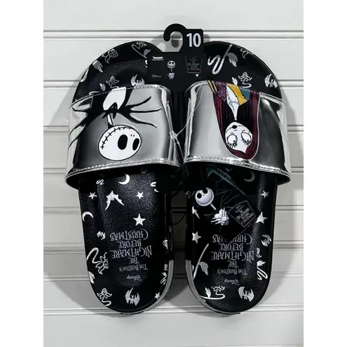 Nightmare Before Christmas Women's Size 10 NWT Metallic Slide Sandals