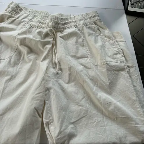 Lane Bryant  Linen Collection NEW wide leg, relaxed, mid rise ladies pants sz 16