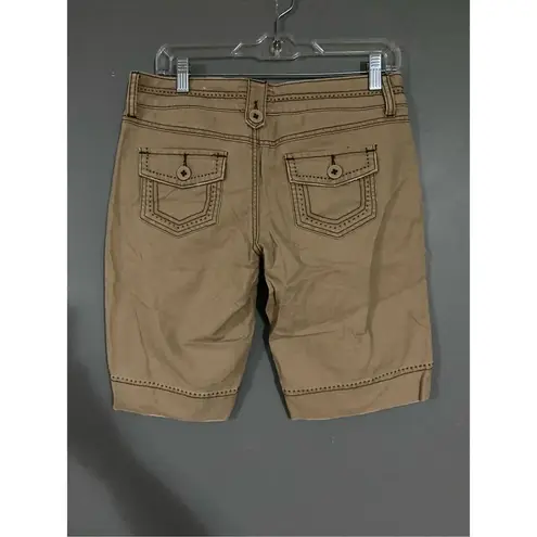 Maurice's  Brown Tan Bermuda Shorts Size 5/6 thumbnail 6