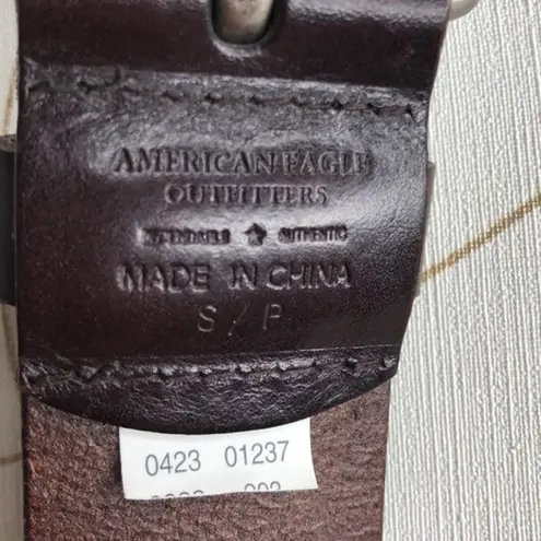 American Eagle  Outfitters brown studied belt Small