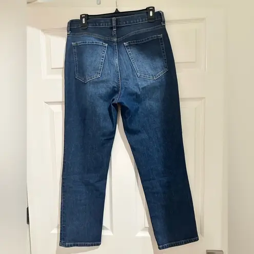 Banana Republic  Mom Straight leg jeans size 29/8 denim blue High rise Dark Wash 