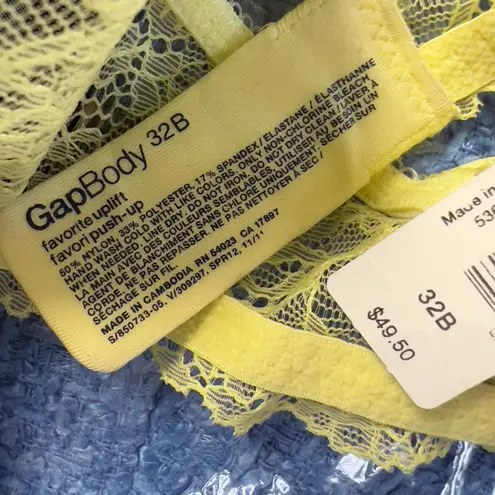 GapBody Full Coverage Push U Bra NWT