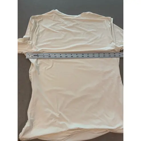 Easy Gala Women's XL Long Sleeve Ruched Tunic Top Casual Everyday Tan