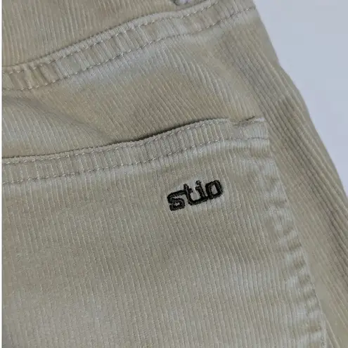 Stio Rivet Cord Slim Fit Corduroy Pants Cream Tan Womens 6 Gorpcore Casual Gorp