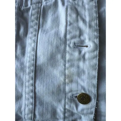 J.Crew  White Women's Denim Jacket, Size X-Small